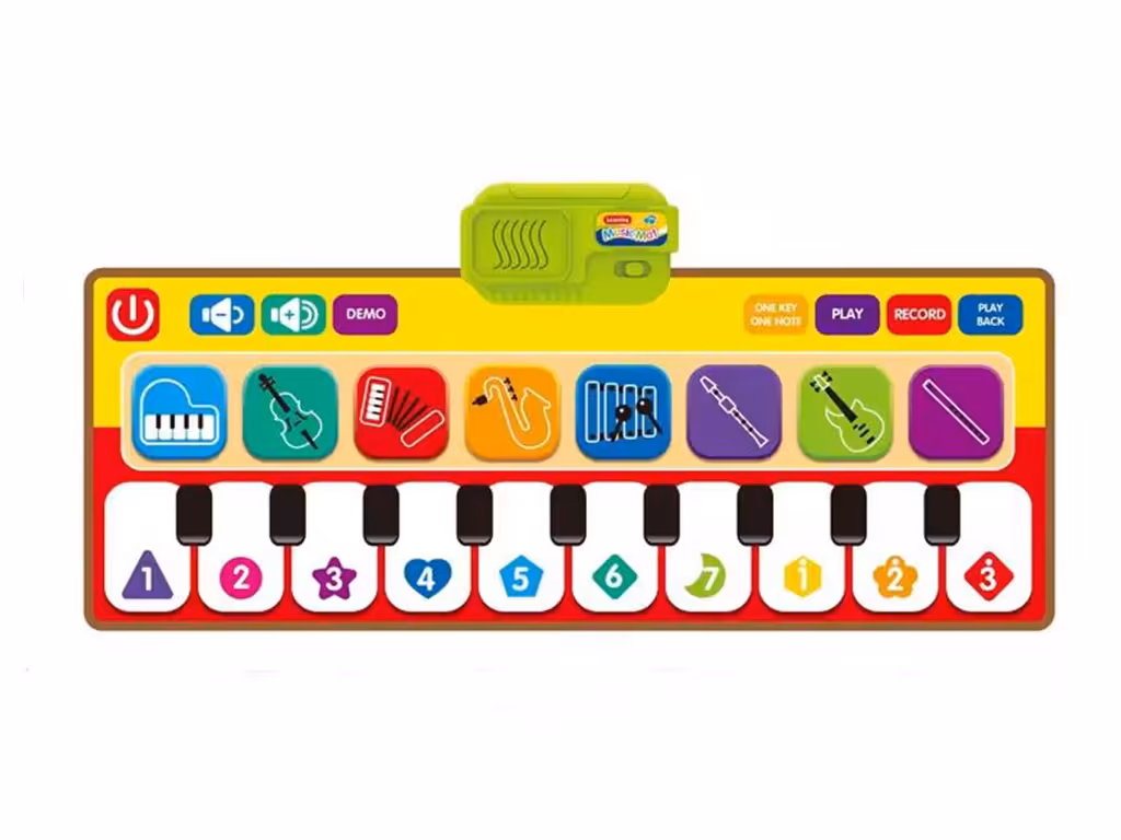 سفره موزیکال طرح آلات موسیقی اسباب بازی