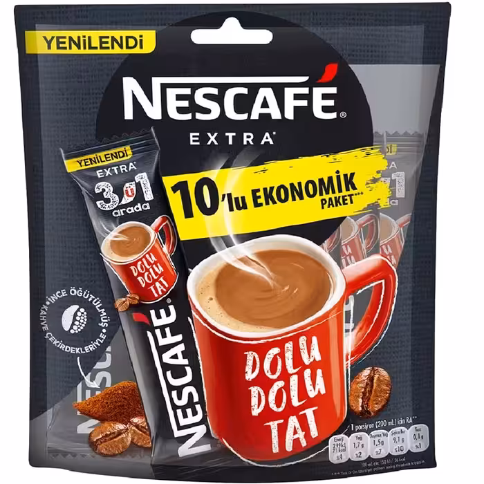 قهوه فوری 10 عددی 3 در 1 نسکافه Nescafe