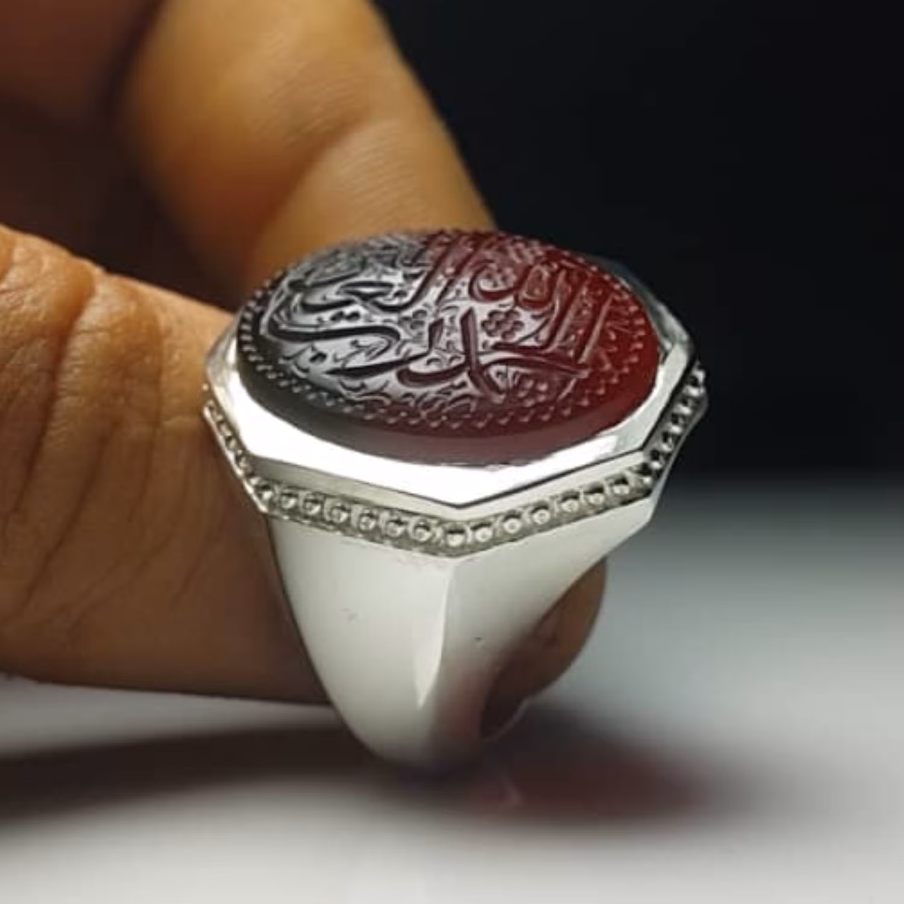 انگشتر عقیق سرخ یمنی (17)