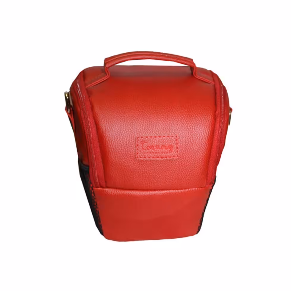 کیف دوربین عکاسی پوزه ای ترنگ سایز L قرمز (زرشکی)