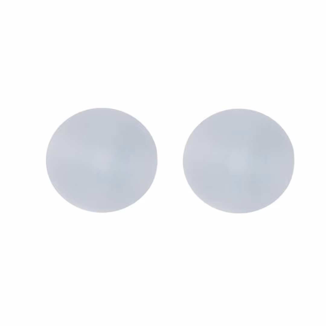 کاپ لباس سفید مدل گرد کد KS1 بسته 2 عددی