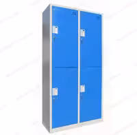 کمد فلزی چهار درب دو رنگ K419