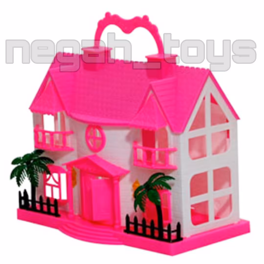 اسباب بازی دخترانه کلبه صورتی 