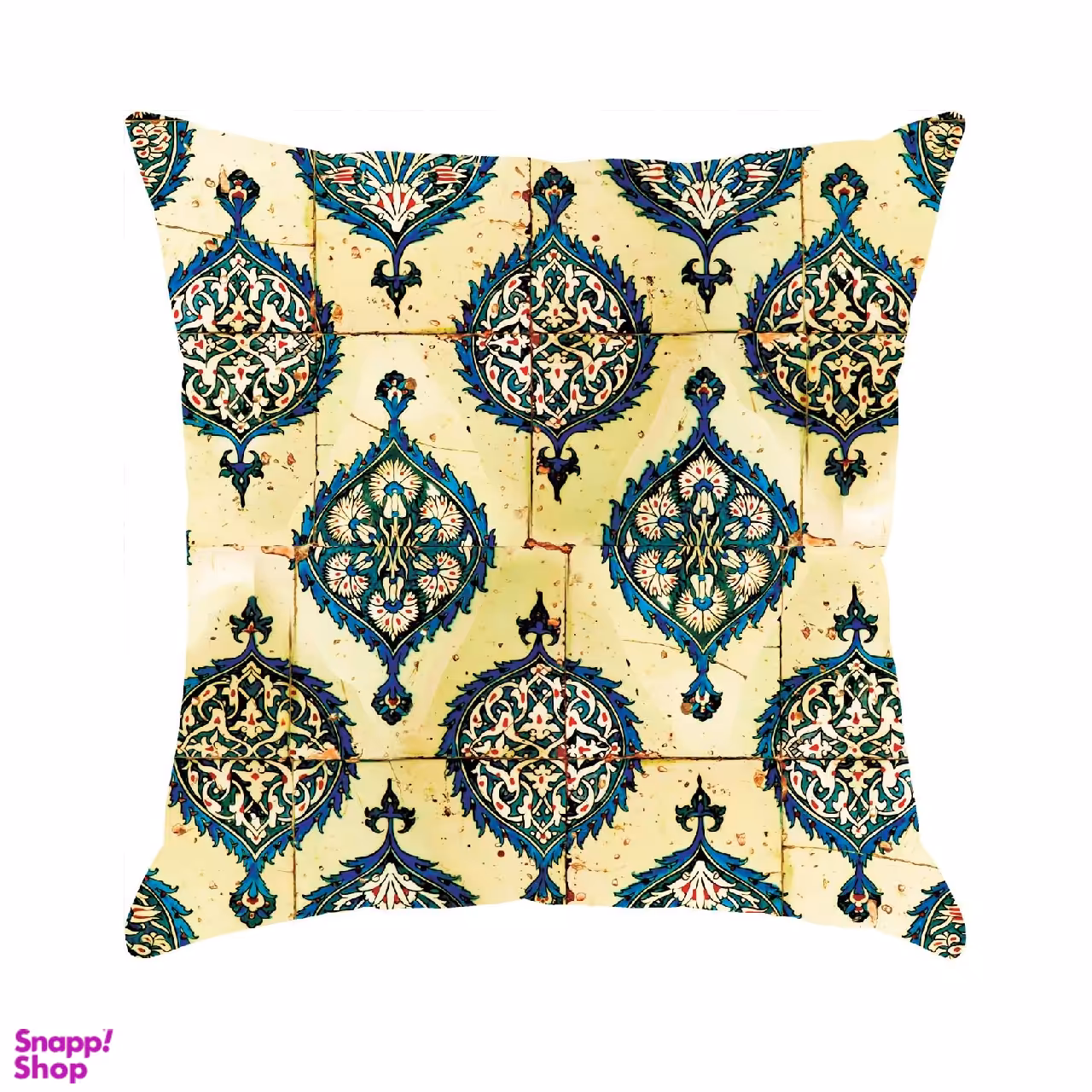 کوسن سایز بزرگ رنس مدل S3-10017 رنگ زرد لیمویی