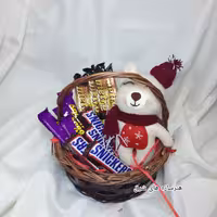 باکس هدیه خرس و شکلات خارجی مناسب برای ولنتاین و هدیه