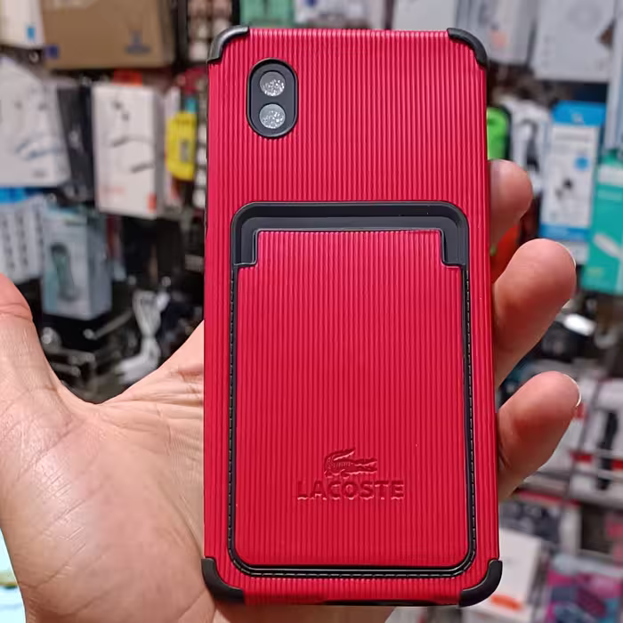 قاب گارد کاور Samsung a01core ایربگ دار جاکارتی دار  قرمز سامسونگ ا صفر یک کور