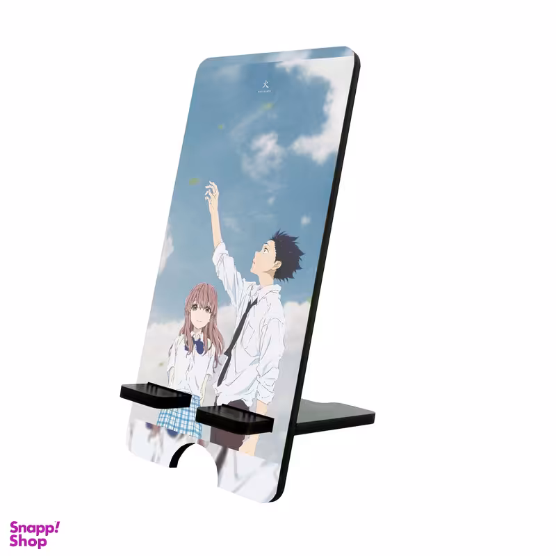 پایه نگهدارنده گوشی موبایل و تبلت طرح انیمه صدای خاموش شوکو و شویا کد 6527864