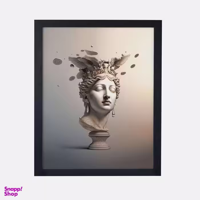 تابلو مدل دکوراتیو سبک مدرن طرح مجسمه کد 1000