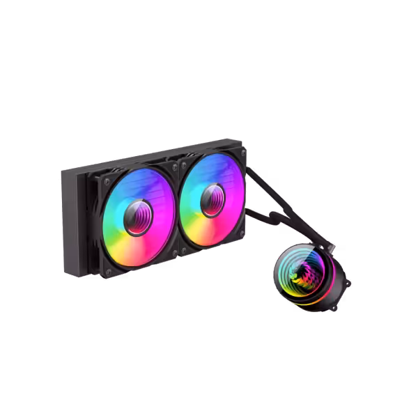 خنک کننده مایع پردازنده گیم مکس IceBurg 240 Digital Black