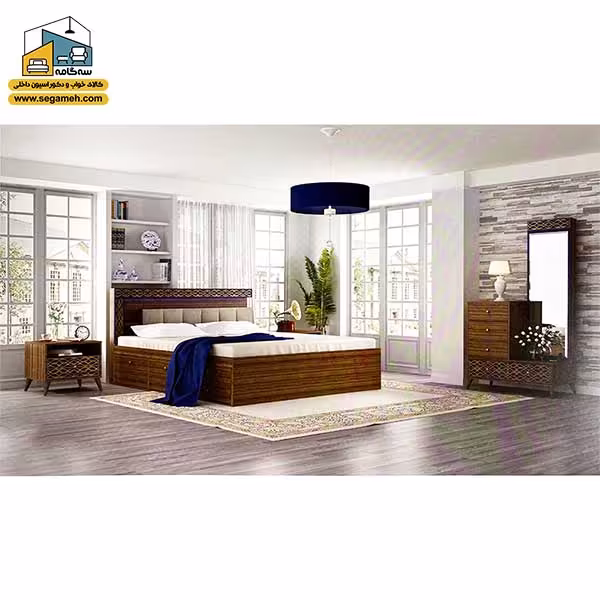 سرویس خواب دو نفره مدل نیوشا کد BDS1042