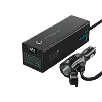 اینورتر فندکی خودرو 300 وات با دو خروجی 220 ولت پاورولوژی مدل PWCUQC038