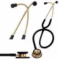 گوشی معاینه پزشکی لیتمن کلاسیک دو مدل مشکی طلایی Littmann Classic II 2201brs