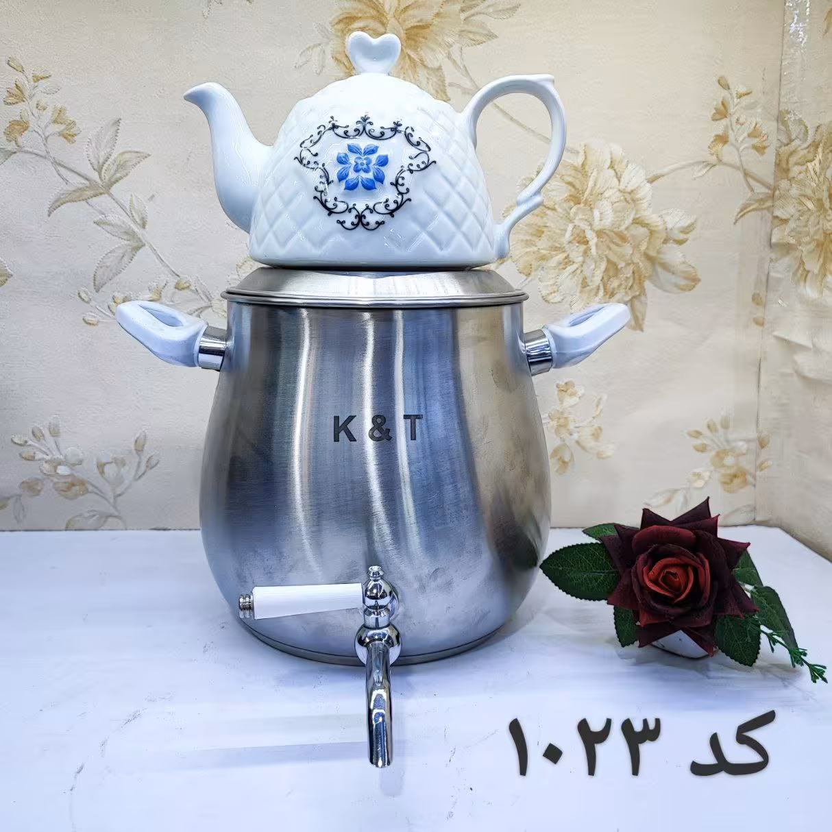 کتری قوری کف چدن ورق ضخیم کی اند تی