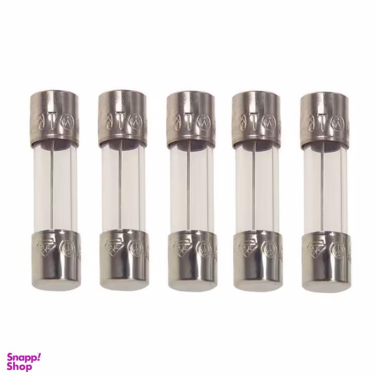 فیوز شیشه‌ ای 20 آمپر بسته 5 عددی