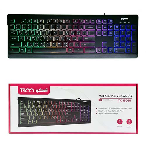کیبورد گیمینگ تسکو TSCO TK 8031