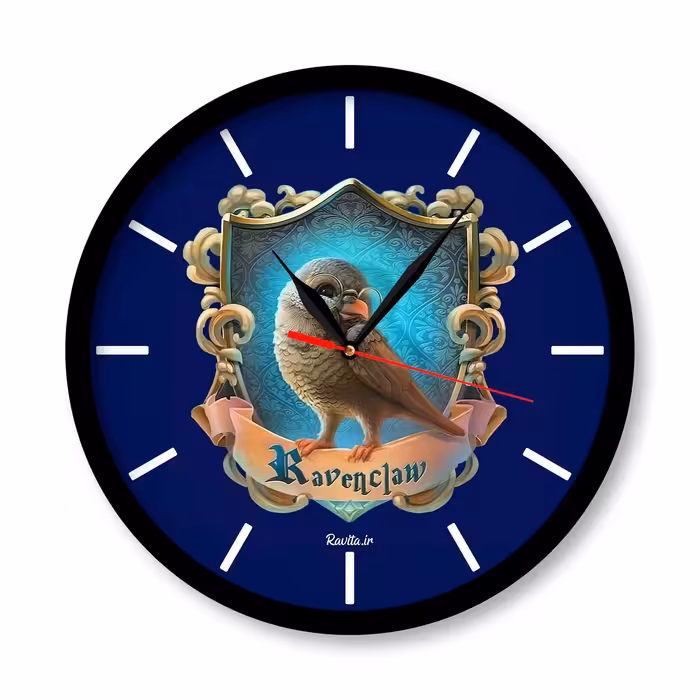 ساعت دیواری  راویتا مدل هری پاتر کد  3346  در رنگ های مشکی و سفید 