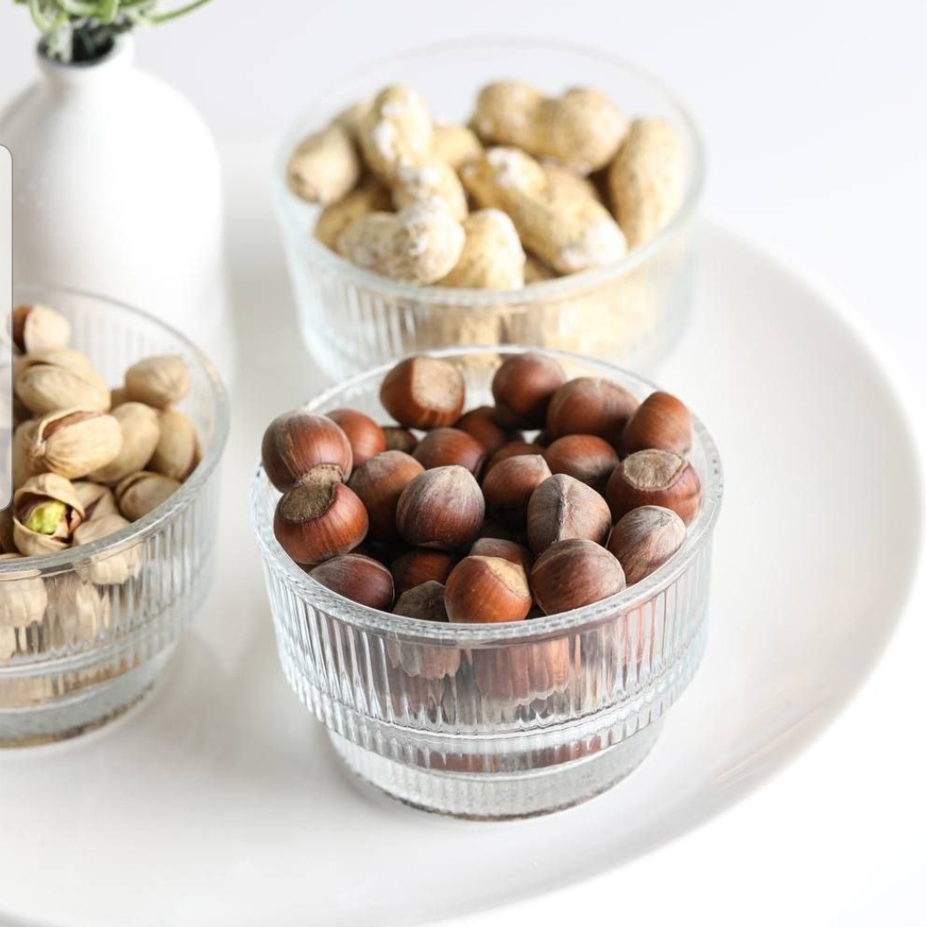 پیاله اجیل خوری شیار دار 6 عددی برند تیام