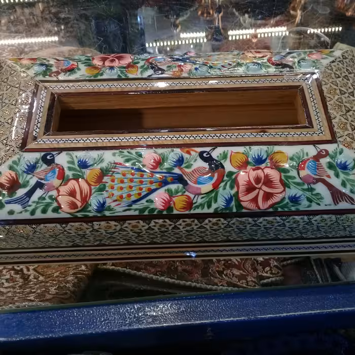 جادستمالی خاتم و مینیاتور برجسته