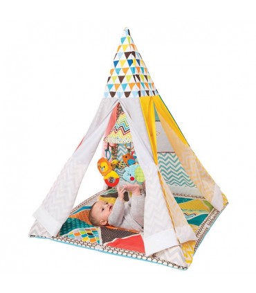 تشک بازي و چادر اینفانتینو Infantino Grow With Me Playtime Teepee