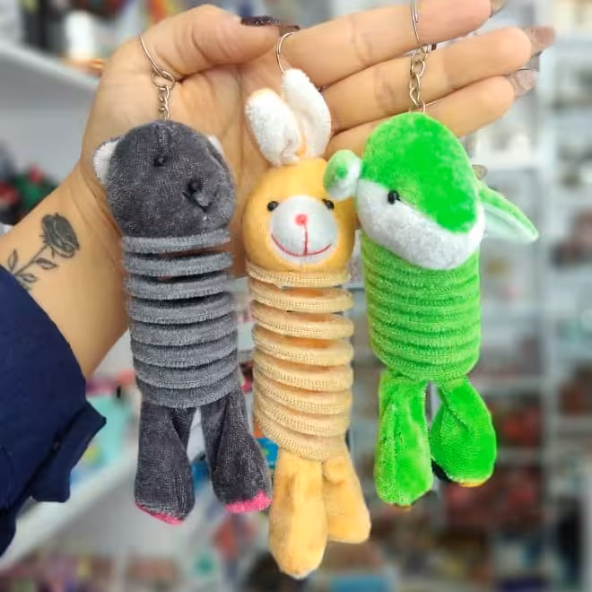 آویز جاکلیدی فنری