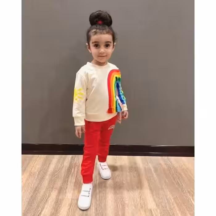 ست دوتیکه رنگین کمان  کد 266