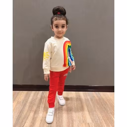 ست دوتیکه رنگین کمان  کد 266