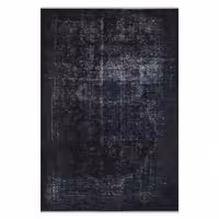 فرش دستبافت رنگ شده هفت و نیم متری طرح وینتج کد 18188