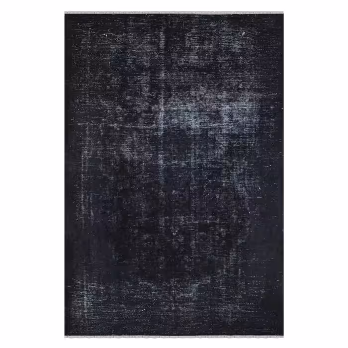 فرش دستبافت رنگ شده هفت و نیم متری طرح وینتج کد 18188