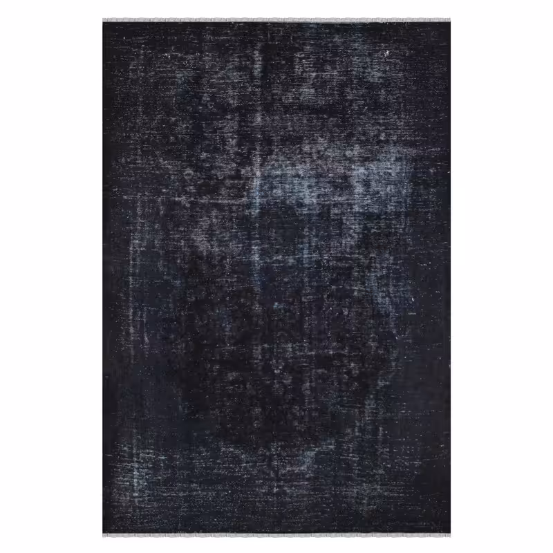 فرش دستبافت رنگ شده هفت و نیم متری طرح وینتج کد 18188