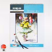 دفتر آبرنگ A3 سخن طرح بادکنک