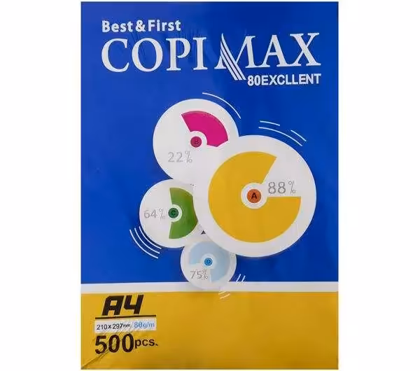 کاغذ A4 کپی مکس بسته 500 عددی