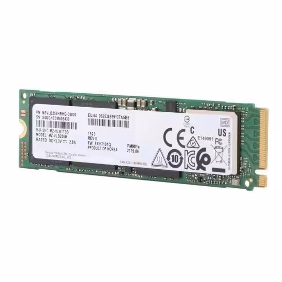حافظه اس اس دی سامسونگ PM981a 256GB M.2