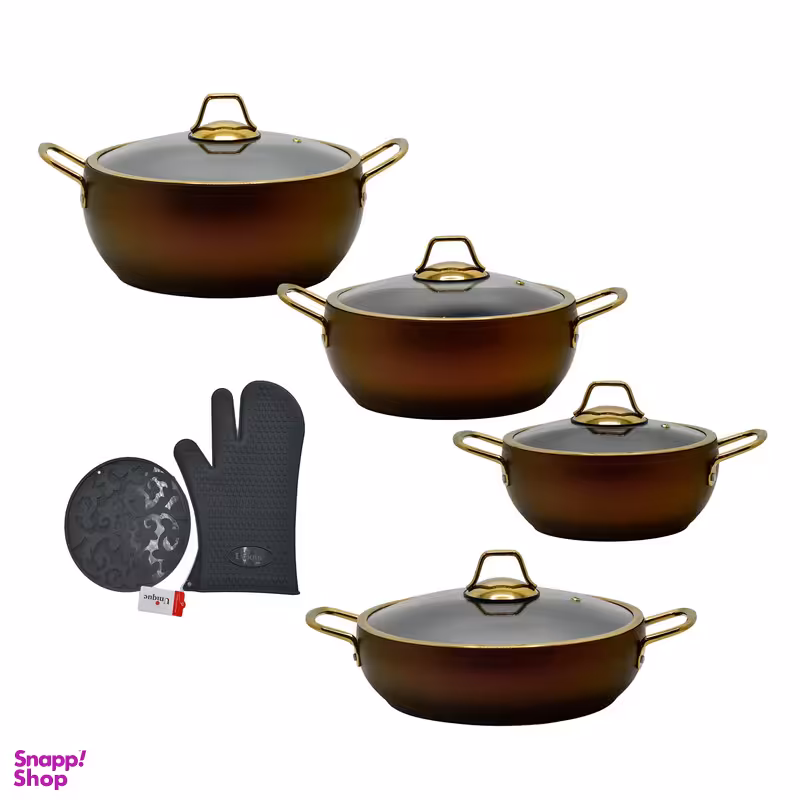 سرویس پخت و پز  8 پارچه یونیک مدل هفت رنگ کد 8355