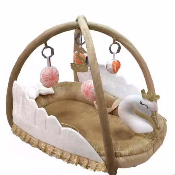 تشک بازی نوزاد طرح قو