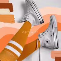 جوراب زیرزانو دوخطی خردلی نخ پنبه فری سایز