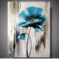 تابلو نقاشی مدل گل مدرن 1 