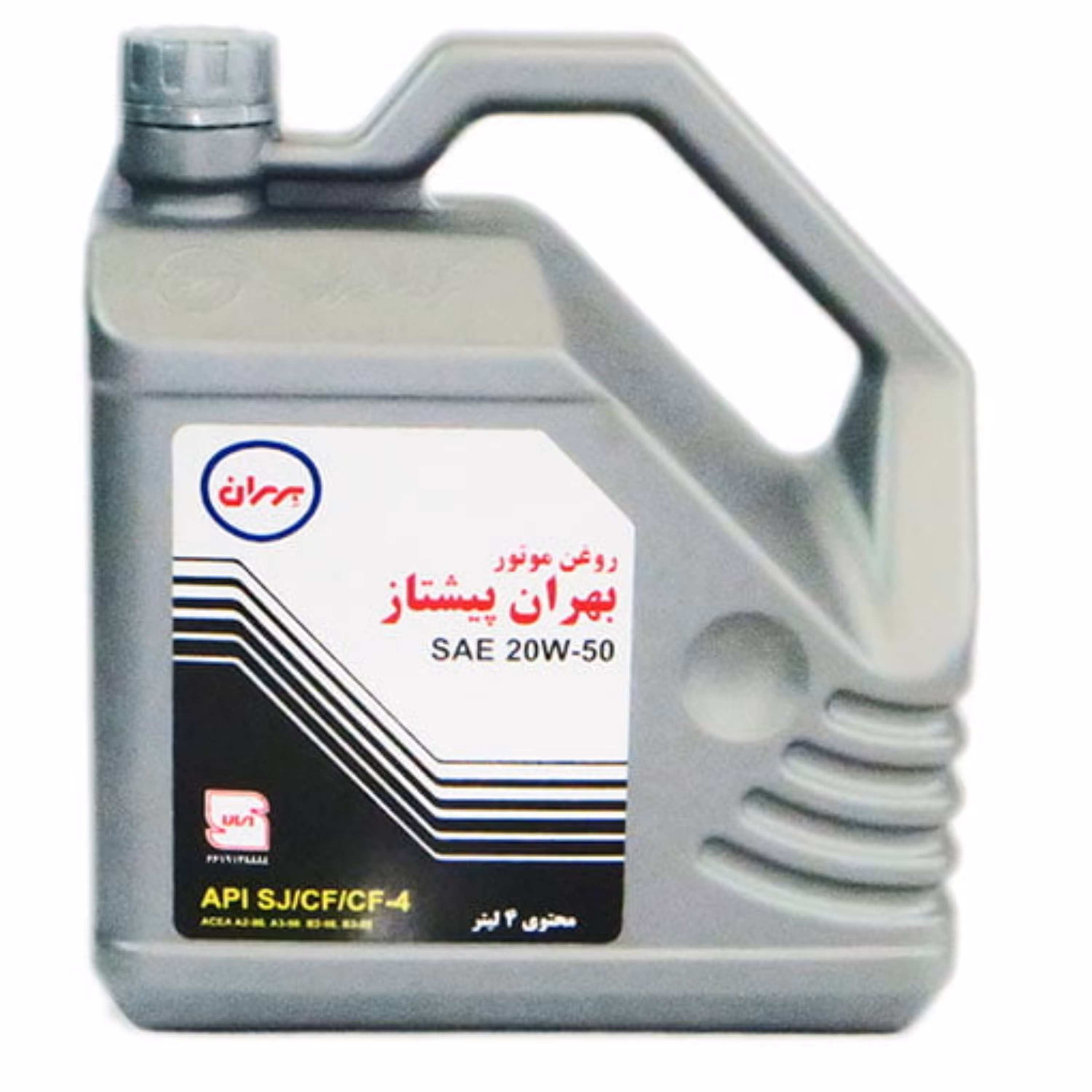 روغن موتور خودرو بهران پیشتاز 50-20 چهار لیتری با ضمانت اصالت کالا