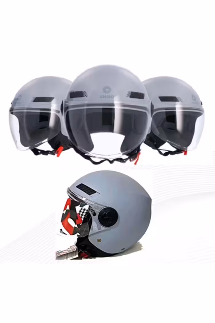 کلاه کاسکت موتورسیکلت صورتی 6023 S20 ایمنی JO KOTOTO M.C. م 5758 مات ناردو Shiro