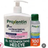 صابون مایع  proxentin حجم 500 میل به همراه ضدعفونی کننده