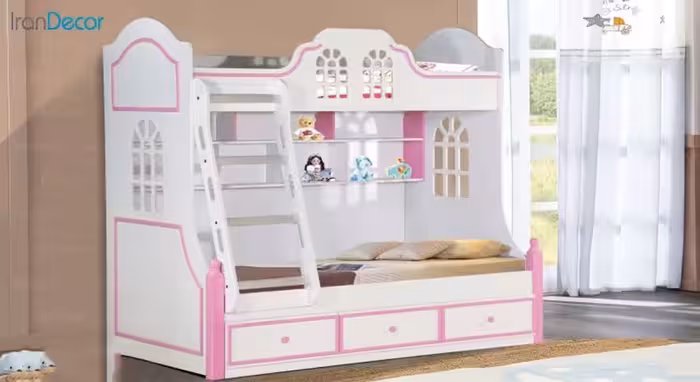 تخت خواب دو طبقه نوجوان مدل H3510