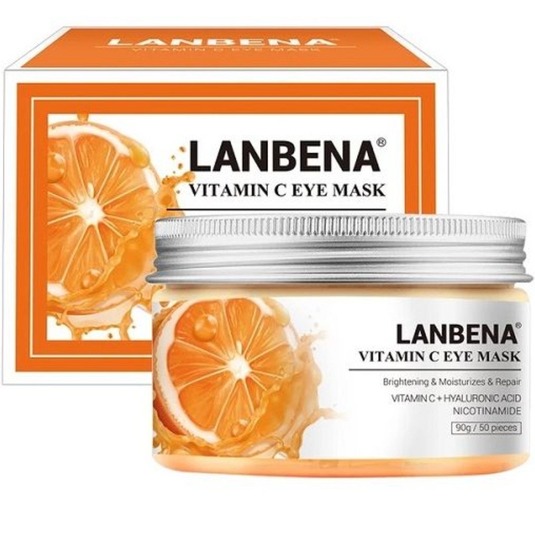 ماسک پچ دور چشم و ضد تیرگی و پف ویتامین سی لانبنا lanbena