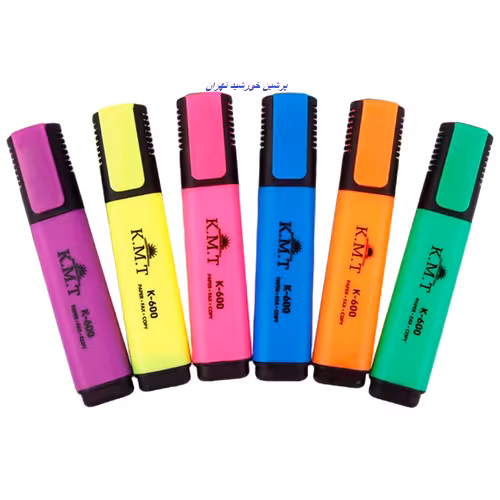 ماژیک علامت زن KMT بسته 12 عددی رنگ جور