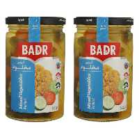 ترشی مخلوط بدر - 630 گرم بسته 2 عددی