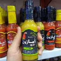 سس فلفل سبز آمازون(حارHOT)300گرمی