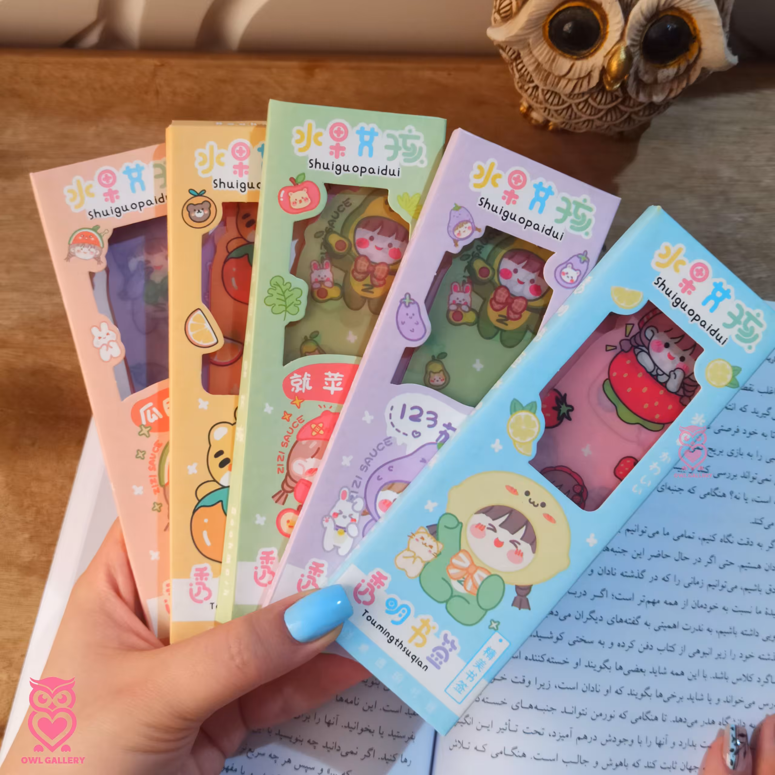 پک 5 تایی بوک مارک (برای گم نکردنه صفحه کتاب)