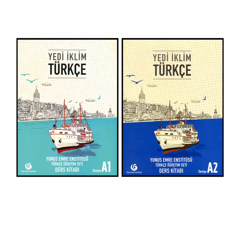 کتاب Yedi İklim Türkçe A اثر Ibrahim Gultekin انتشارات هدف نوین 2 جلدی