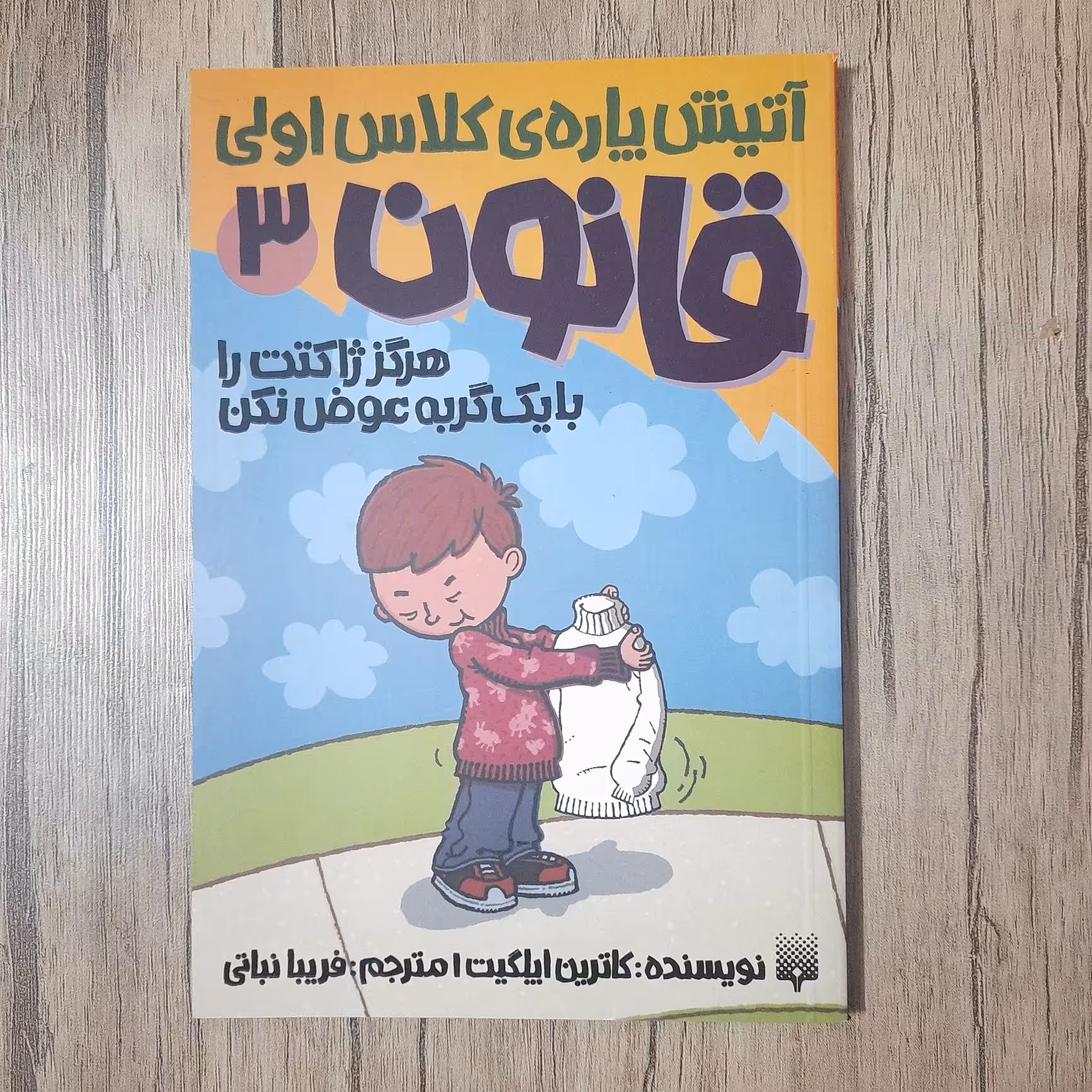 کتاب هرگز ژاکتت را با یک گربه عوض نکن آتیش پاره کلاس اولی 3 کاترین ایلگیت پیدایش