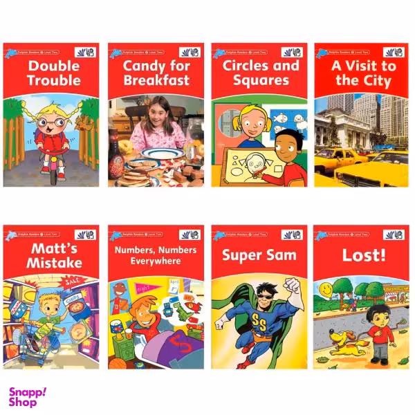 کتاب Dolphin Readers 2 / اثر جمعی از نویسندگان انتشارات رهنما 8 جلدی