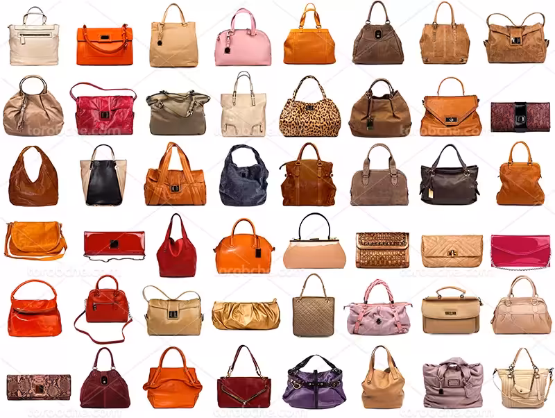 فایل عکس انواع کیف با کیفیت | گرافیک با طعم تربچه