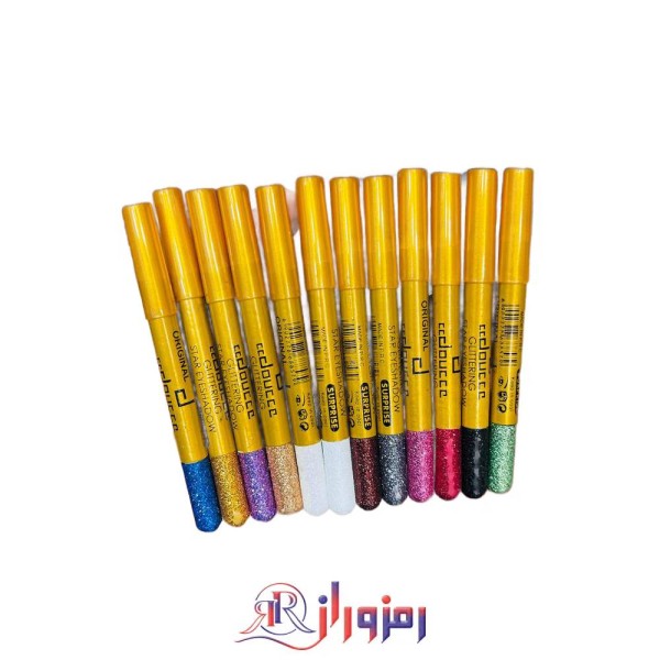 مداد گلیتری لب و چشم دوسه پک 12 عددی